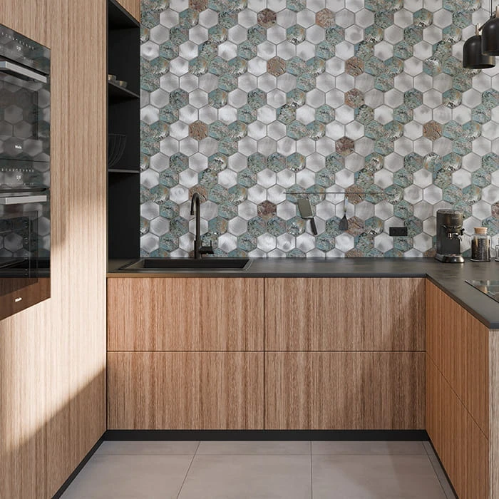 Allumi Hexagon Patina Kitchen.jpg