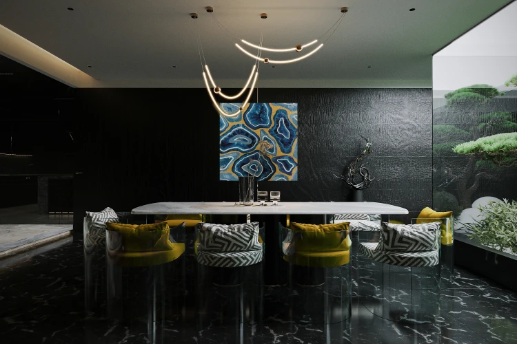 MosaicArt_Blue Agate_dining room.jpg