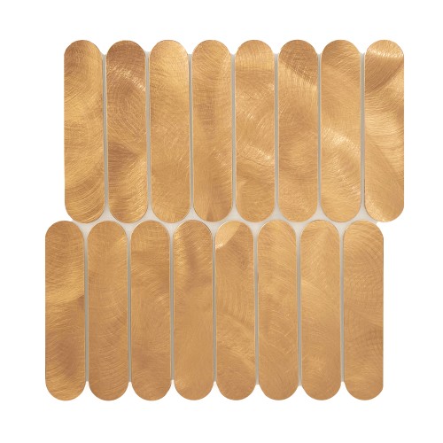 Dunin mozaika metalowa na ścianę złota Allumi Pills Brass Gold 29,4x29,2