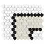 Mozaika gresowa Mini Hexagon Stripe 3.3.B matt 26x30 cm.