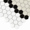 Zbliżenie mozaiki Mini Hexagon Stripe 3.3.B matt.