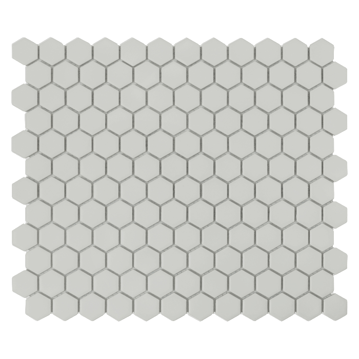 Mozaika gresowa Mini Hexagon Ash matt 26x30 cm.