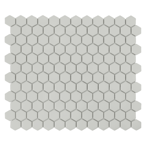 Mozaika gresowa Mini Hexagon Ash matt 26x30 cm.