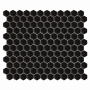 Dunin mozaika gresowa Mini Hexagon Black matt 26x30 cm.