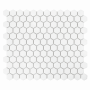Mozaika gresowa Mini Hexagon White Matt 26x30 cm.