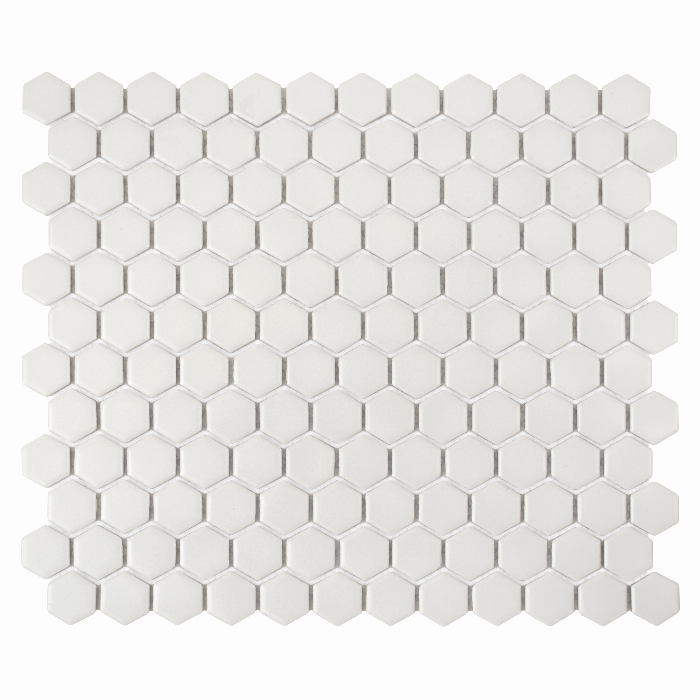 Mozaika gresowa Mini Hexagon Cotton matt 26x30 cm.