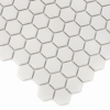 Zbliżenie mozaiki gresowej Mini Hexagon Cotton matt.