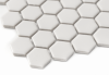 Zbliżenie mozaiki gresowej Mini Hexagon Cotton matt.