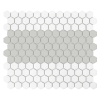 Mozaika gresowa Mini Hexagon Stripe 1.A matt 26x30 cm.