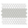 Mozaika gresowa Mini Hexagon Stripe 1.A matt 26x30 cm.