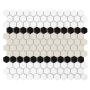 Mozaika gresowa Mini Hexagon Stripe 3.B matt 26x30 cm.