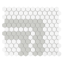 Mozaika gresowa Mini Hexagon Stripe 2.2.A matt 26x30 cm.