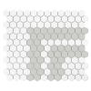 Mozaika gresowa Mini Hexagon Stripe 2.3.A matt 26x30 cm.
