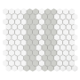 Mozaika gresowa Mini Hexagon Stripe 2.1.A matt 26x30 cm.