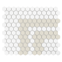 Mozaika gresowa Mini Hexagon Stripe 2.3.C matt 26x30 cm.