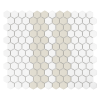 Mozaika gresowa  Mini Hexagon Stripe 2.1.C matt 26x30 cm.