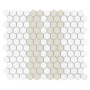 Mozaika gresowa  Mini Hexagon Stripe 2.1.C matt 26x30 cm.