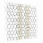 Zbliżenie mozaiki  Mini Hexagon Stripe 2.1.C matt