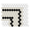 Mozaika gresowa  Mini Hexagon Stripe 5.2.C matt