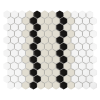 Mini Hexagon STRIPE 5.1.C dunin,mozaika,ceramiczna,płytka,do łazienki,kuchni,podłogi 26x30 cm