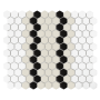 Mini Hexagon STRIPE 5.1.C dunin,mozaika,ceramiczna,płytka,do łazienki,kuchni,podłogi 26x30 cm