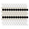 Mini Hexagon STRIPE 5.C matt, płytka,mozaika,dunin,ceramiczna,do łazienki,kuchni,przedpokoju,26x30cm