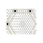 Mini Hexagon Doublehex matt,płytka,mozaika,ceramiczna,łazienka,kuchnia,przedpokój,podłoga,ściany,40.1x34.1