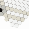 Mini Hexagon Doublehex matt,płytka,mozaika,ceramiczna,łazienka,kuchnia,przedpokój,podłoga,ściany,40.1x34.1