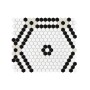 Mini Hexagon Doublehex Black matt,płytka,mozaika,ceramiczna,do łazienki,kurier,przedpokój,na podłogi,ściany,40,1x34,1cm