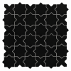 Star&Cross Black matt,płytka,mozaika,ceramiczna,łazienka,kuchnia,przedpokój,podłogi,ściany,30,2x30,2