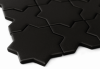 Star&Cross Black matt,płytka,mozaika,ceramiczna,łazienka,kuchnia,przedpokój,podłogi,ściany,30,2x30,2