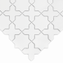 Star&Cross White matt,płytka,mozaika,ceramiczna,łazienka,kuchnia,przedpokój,ściany,podłogi,30,2x30,2