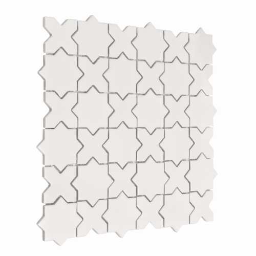 Star&Cross Cotton matt,płytka,mozaika,ceramiczna,kuchnia,łazienka,przedpokój,podłogi,ściany,30,2x30,2