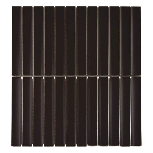Kitkat Black matt,płytka,mozaika,ceramiczna,ściany,kuchnia,łazienka,29,7x29,3cm