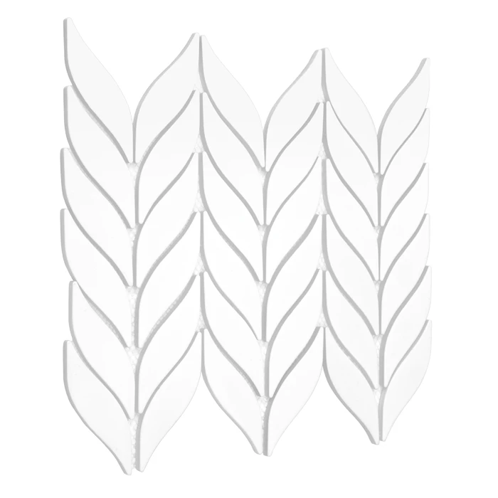 Bottany White matt,płytka,mozaika,ceramiczna,kuchnia,łazienka,ściany,26,5x22,5cm.