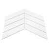 Royal Chevron White Matt,płytka,mozaika,podłogi,ściany,kuchnia,łazienka,przedpokój,ceramiczna,31,8x22,4cm