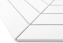 Royal Chevron White Matt,płytka,mozaika,podłogi,ściany,kuchnia,łazienka,przedpokój,ceramiczna,31,8x22,4cm