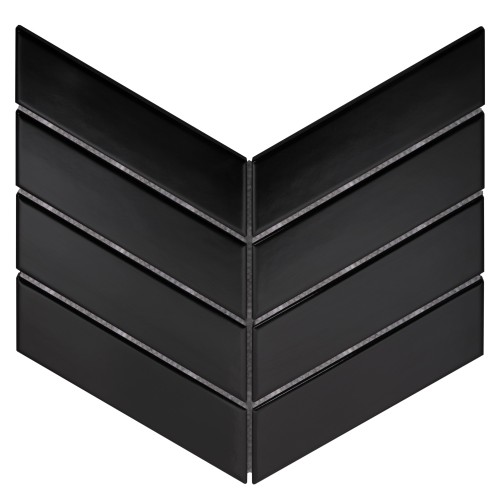 Royal Chevron Black matt,płytka,mozaika,ceramiczna,kuchnia,łazienka,przedpokój,podłogi,ściany,31,8x22,4cm