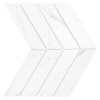 Royal Chevron Carrara Matt,płytka,mozaika,ceramiczna,kuchnia,łazienka,ściany,31,8x22,4cm