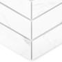 Royal Chevron Carrara Matt,płytka,mozaika,ceramiczna,kuchnia,łazienka,ściany,31,8x22,4cm