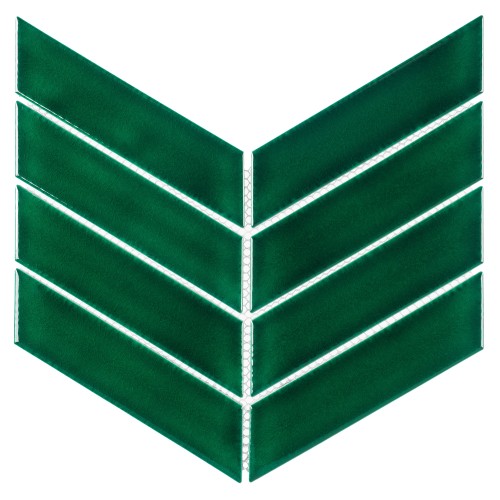 Royal Chevron Vert,płytka,mozaika,ceramiczna,ściany,kuchnia,łazienka,31,8x22,4cm
