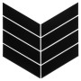 Royal Chevron Black,płytka,mozaika,ceramiczna,ściany,kuchnia,łazienka,31,8x22,4cm