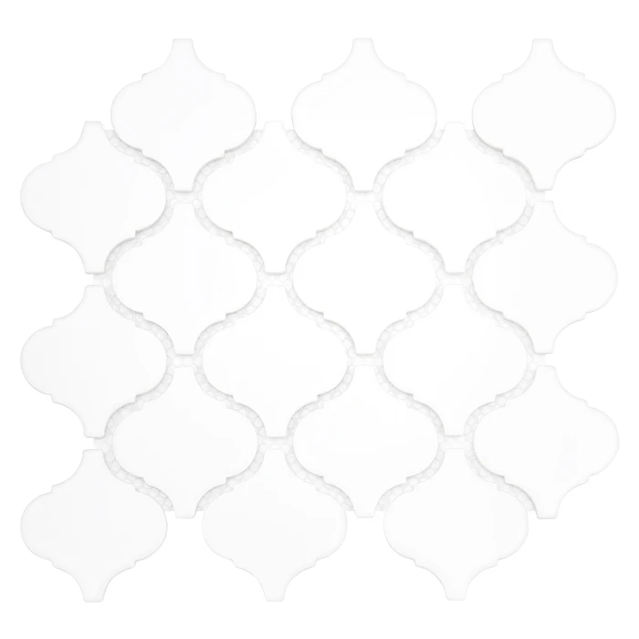Mini Arabesco White,płytka,mozaika,ceramiczna,ściany,kuchnia,łazienka,27,6x25cm