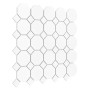 Mini Octagon White 55 matt,płytka,mozaika,ceramiczna,podłogi,ściany,kuchnia,łazienka,przedpokój,29,5x29,5cm