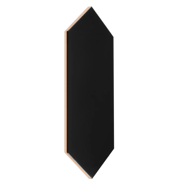 Tritone Black 01 matt,płytka,ceramiczna,ściany,kuchnia,łazienka,7,5x22,7cm.