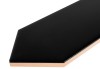 Tritone Black 01 matt,płytka,ceramiczna,ściany,kuchnia,łazienka,7,5x22,7cm.