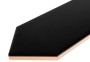 Tritone Black 01 matt,płytka,ceramiczna,ściany,kuchnia,łazienka,7,5x22,7cm.