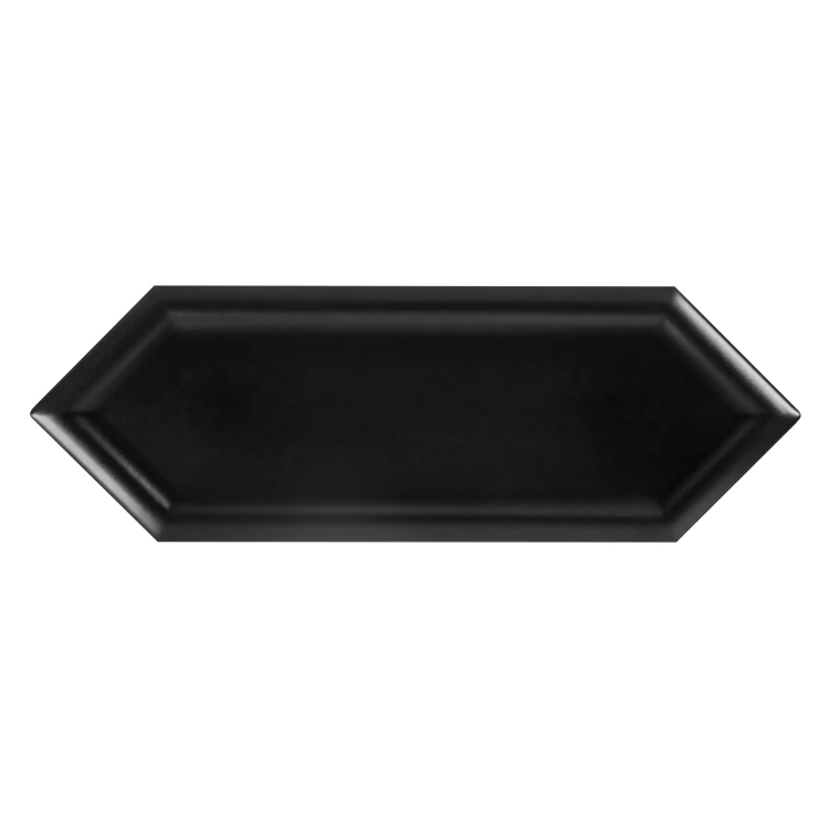 Tritone Black 02 matt,płytka,ceramiczna,ściany,kuchnia,łazienka,7,5x22,7cm.