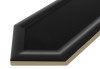Tritone Black 02 matt,płytka,ceramiczna,ściany,kuchnia,łazienka,7,5x22,7cm.