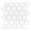Hexagon White 51 Matt,płytka,mozaika,ceramiczna,kuchnia,łazienka,ściany,podłogi,28x27,1cm